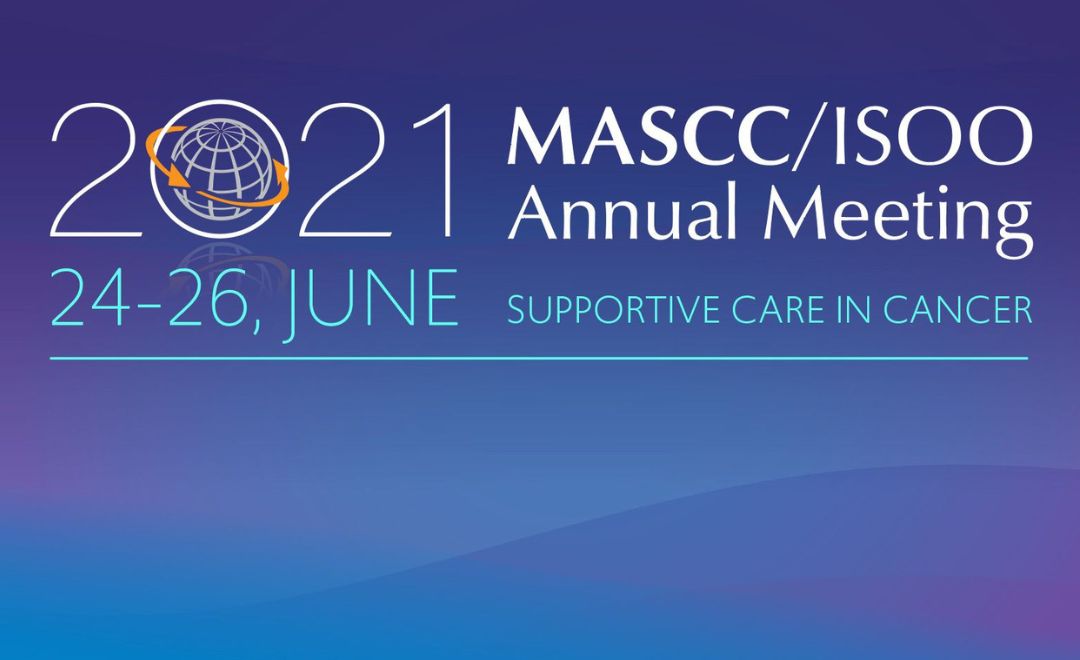MASCC/ISOO 2021 Annual Meeting banner on a purple background