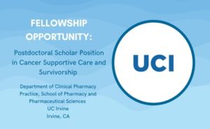 Fellowship opportunity at UCI