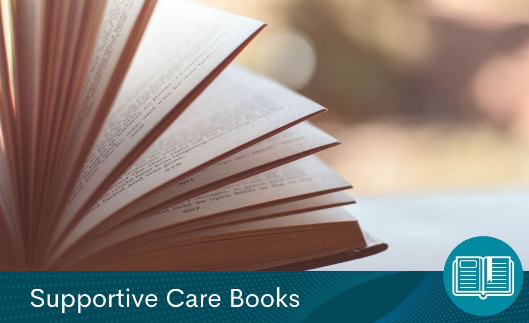 An open book. Text at the bottom reads "Supportive Care Books"