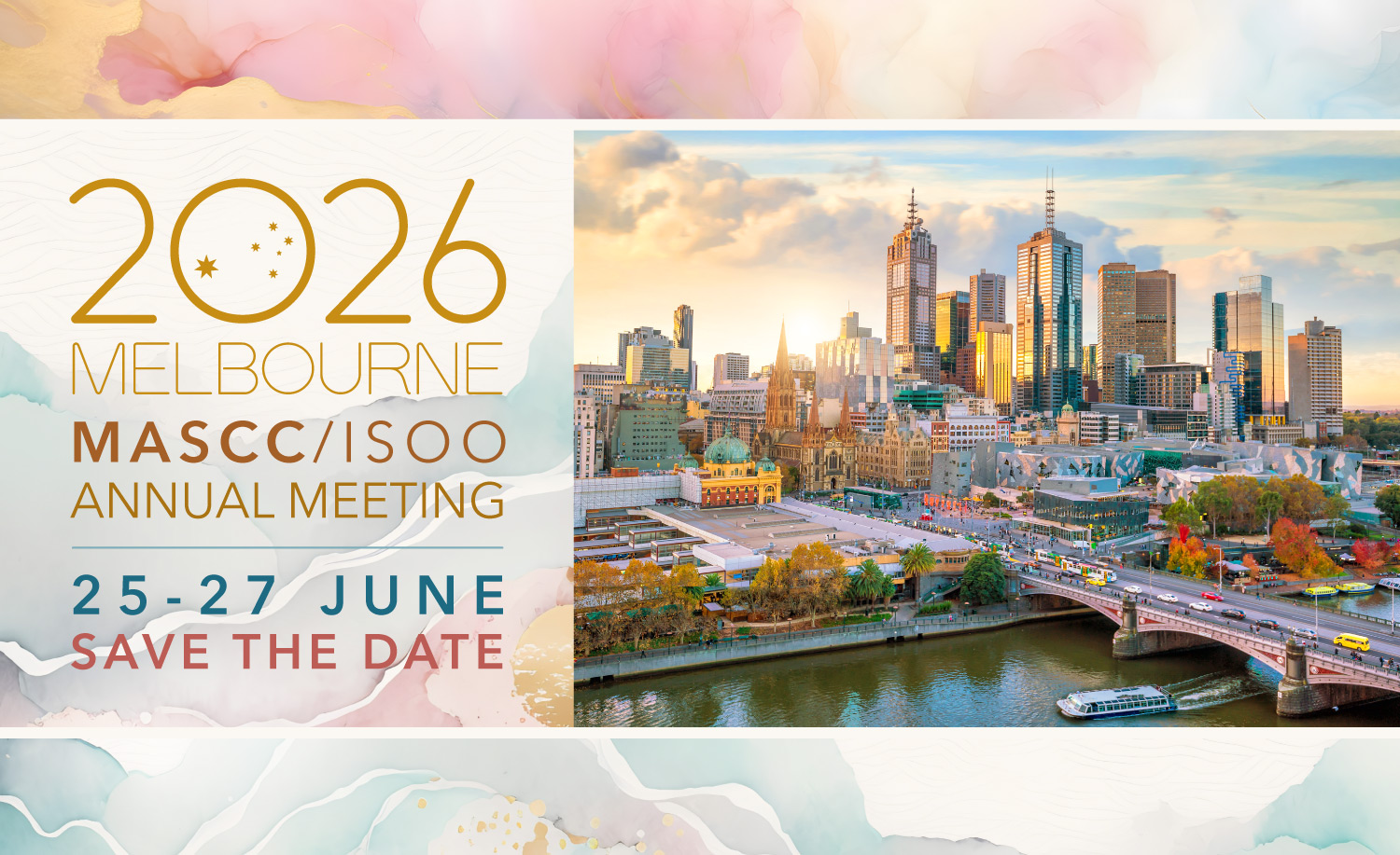 Save the date for the MASCC/ISOO 2026 Annual Meeting in Melbourne, Australia