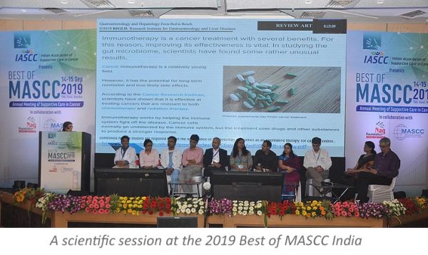 A scientific session at the 2019 Best of MASCC India 2019