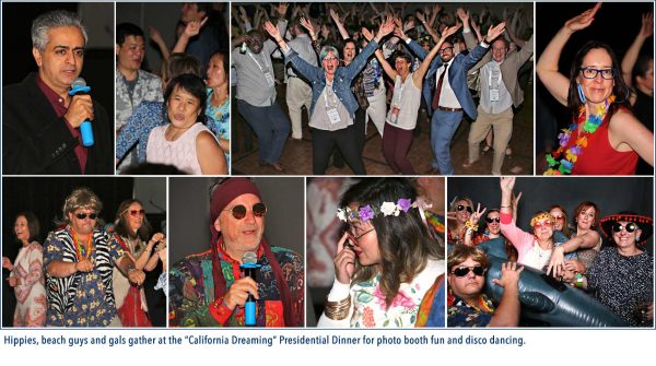 Sanfran Highlights 2 Photo collage of “California Dreaming” Presidential Dinner